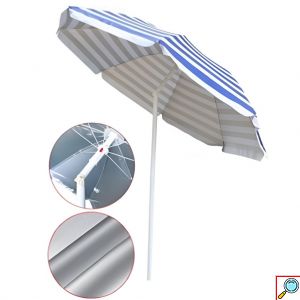 Ομπρέλα Θαλάσσης Ριγέ Kmt Style 3280891 200cm – Αποτελεσματική Σκίαση | Με Θήκη Μεταφοράς, UV Προστασία, Ρυθμιζόμενη Κλίση, Ανθεκτική