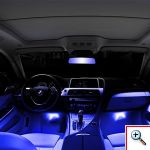 LED Φώτα Εσωτερικού Χώρου Αυτοκινήτου 12V - Σετ 4 Τεμαχίων