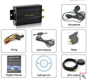 GPS Tracker TK103B Δορυφορικό Σύστημα Εντοπισμού Θέσης Αυτοκινήτου με Ασύρματο Χειριστήριο OEM