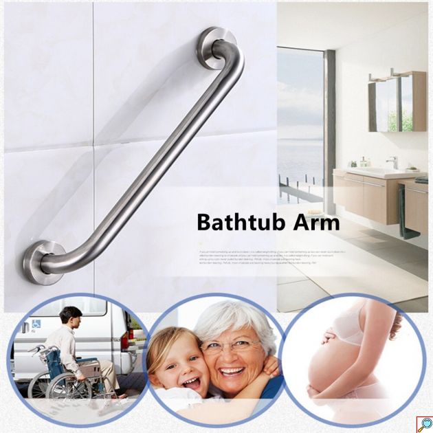 Λαβή Τοίχου Ασφαλείας 30cm Kmt Style 3210040 – Στήριξη & Σταθερότητα στο Μπάνιο - Ανοξείδωτη, Αντιολισθητική για Ηλικιωμένους & ΑΜΕΑ