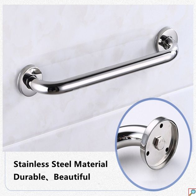Λαβή Τοίχου Ασφαλείας 30cm Kmt Style 3210040 – Στήριξη & Σταθερότητα στο Μπάνιο - Ανοξείδωτη, Αντιολισθητική για Ηλικιωμένους & ΑΜΕΑ