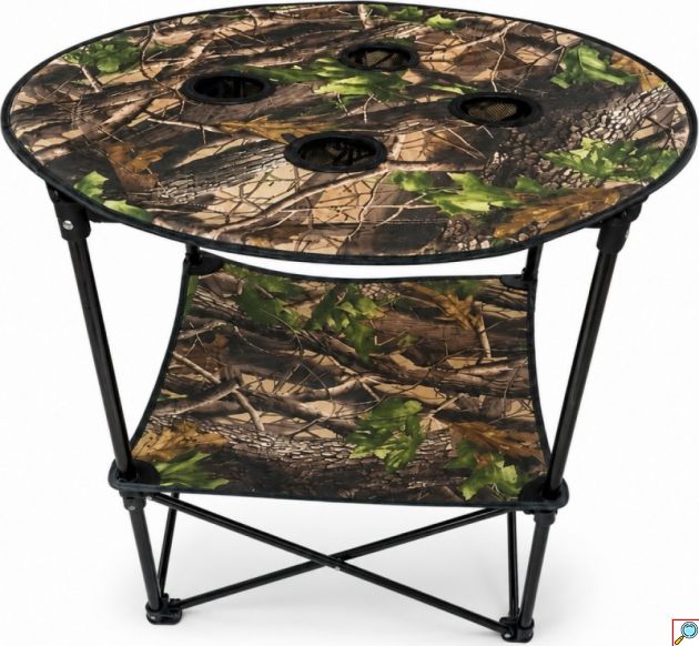 Πτυσσόμενο Τραπέζι Camping Παραλλαγής – 60x60x70cm με Ποτηροθήκες | Ελαφρύ & Φορητό για Παραλία, Ψάρεμα, Κήπο, Εξοχή