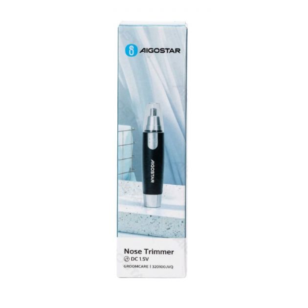 Trimmer για Μύτη & Αυτιά – Ακριβής Περιποίηση & Ασφάλεια - Λεπίδα από Ανοξείδωτο Ατσάλι, 0.5W, Λειτουργία με Μπαταρία, Compact