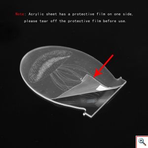 Τρισδιάστατο LED Φωτιστικό USB σε Δύο Σχέδια, 3D, Θερμό Λευκό Φως σε Χαραγμένο Πλέξιγκλας, OEM