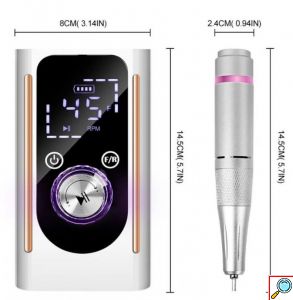Τροχός Νυχιών 35.000 RPM Επαγγελματικό Nail Drill Machine