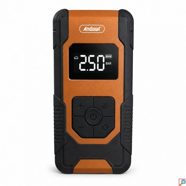 Αυτόματη Τρόμπα Αυτοκινήτου - 150 PSI & Power Bank - Ψηφιακή Οθόνη, Φορητή, Ισχύς 120W, Μπαταρία 12000mAh