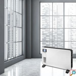 Trotec Επιδαπέδιος Θερμοπομπός 2300W Turbo με Οθόνη LCD, 3 Επίπεδα Θέρμανσης, Ρυθμιζόμενο Θερμοστάτη, Χρονοδιακόπτη & Τηλεχειριστήριο