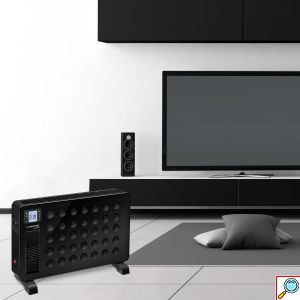 Trotec Επιδαπέδιος Θερμοπομπός 2300W Turbo με Οθόνη LCD, 3 Επίπεδα Θέρμανσης, Ρυθμιζόμενο Θερμοστάτη, Χρονοδιακόπτη & Τηλεχειριστήριο