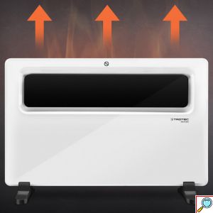 Trotec Επιτοίχιος & Επιδαπέδιος Θερμοπομπός 1500W με LCD Οθόνη, Ρυθμιζόμενο Θερμοστάτη & Χρονοδιακόπτη