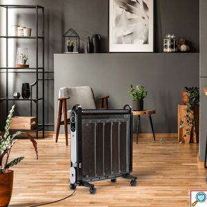 Trotec Τροχήλατος Θερμοπομπός 2000W με Πλάκες MICA 3D Θέρμανση, Οθόνη LCD, 2 Επίπεδα Θέρμανσης, Ρυθμιζόμενο Θερμοστάτη, Χρονοδιακόπτη & Τηλεκοντρόλ