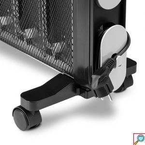 Trotec Τροχήλατος Θερμοπομπός 2000W με Πλάκες MICA 3D Θέρμανση, Οθόνη LCD, 2 Επίπεδα Θέρμανσης, Ρυθμιζόμενο Θερμοστάτη, Χρονοδιακόπτη & Τηλεκοντρόλ