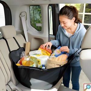 Carsun Τσάντα Οργάνωσης Αυτοκινήτου με Χερούλια Μεταφοράς 60x32cm - Μαύρη