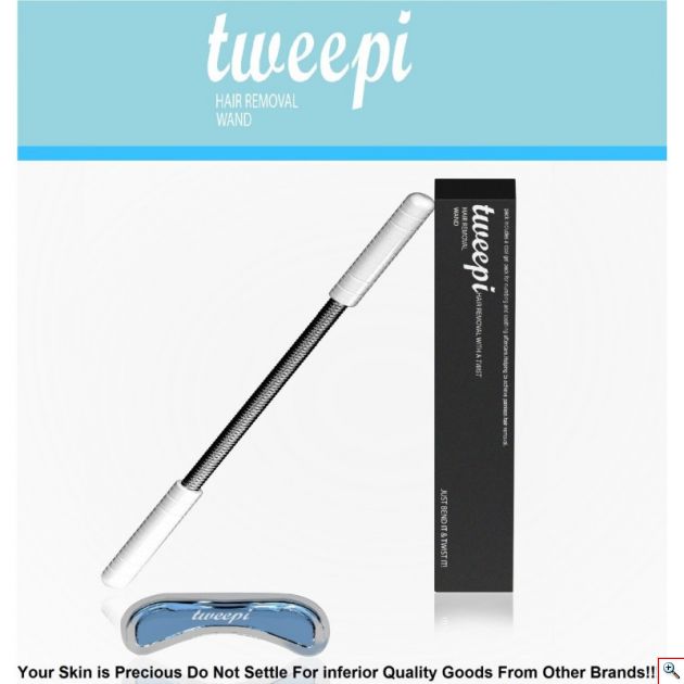 Επαναστατική Συσκευή Αποτρίχωσης Tweepi Spring Threading Hair Remover