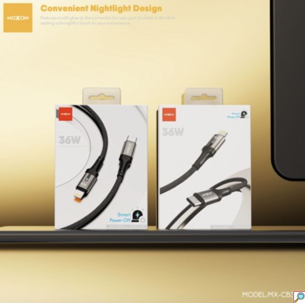Καλώδιο USB-C σε Lightning - Γρήγορη φόρτιση 36W, Smart Auto Power Off, μήκος 1.2m