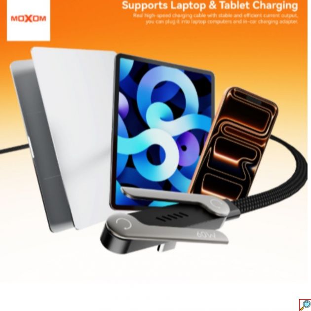 Καλώδιο USB-C Σε USB-C 60W Με Βάση Συγκράτησης & Fast Charging, Μήκος 1.2m
