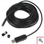 USB Ενδοσκοπική Αδιάβροχη Κάμερα Μικροσκόπιο 5m με Φωτισμό 6x LED