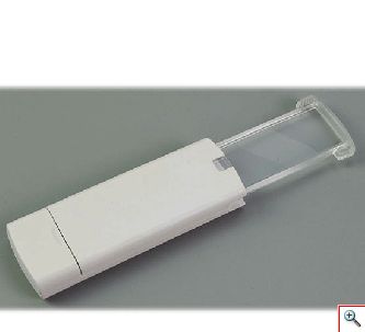 Mini Συρόμενος Μεγεθυντικός Φακός 2x Pull Out Τσέπης με φωτισμό LED