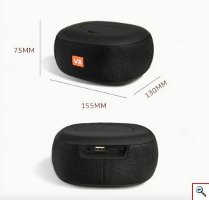 Ασύρματο Bluetooth Ηχείο - Βάση Κινητού Ραδιόφωνο USB/microSD/AUX Hands Free - V8 Wireless Super Base Speaker 