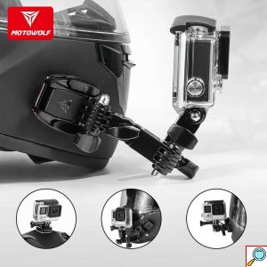 Βάση Κράνους για GoPro - Action Κάμερα - MOTOWOLF 