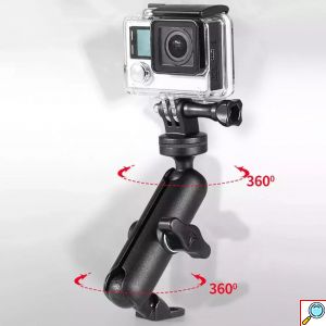Βάση Κράνους για GoPro - Action Κάμερα - MOTOWOLF 