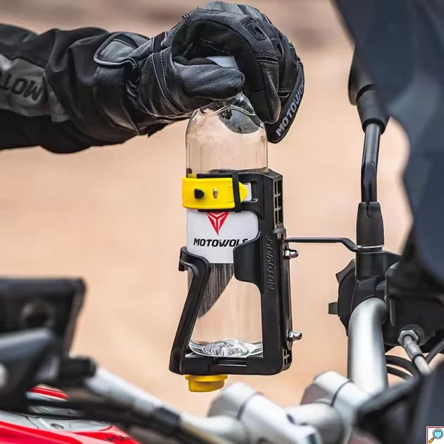 Βάση Ποτηροθήκη Μοτοσυκλέτας Motowolf Ρυθμιζόμενη Αδιάβροχη