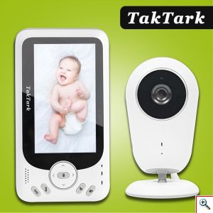 Ασύρματο Baby Monitor με Κάμερα και Ήχο για Mωρά, Ενδοεπικοινωνία, Night Vision – VB608