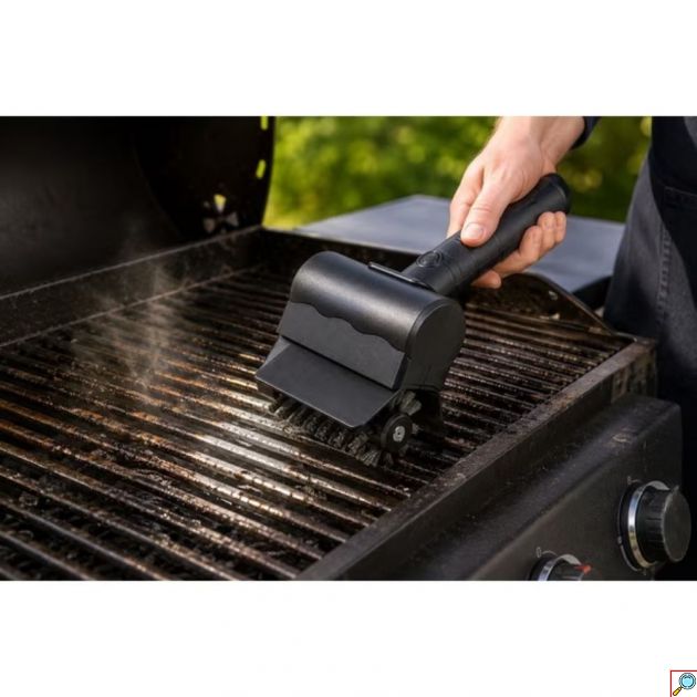 Ηλεκτρική Βούρτσα Καθαρισμού BBQ Επαναφορτιζόμενη – Για Σχάρες σαν Καινούριες - Ισχυρό Μοτέρ, USB Φόρτιση, Ανοξείδωτες Τρίχες