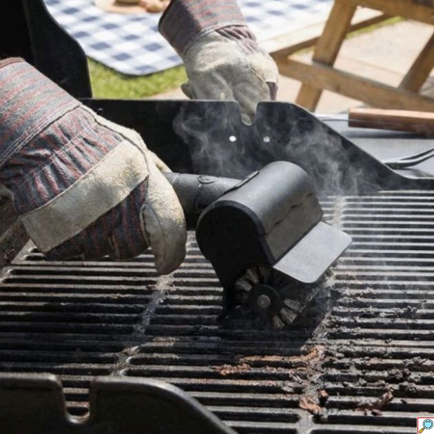 Ηλεκτρική Βούρτσα Καθαρισμού BBQ Επαναφορτιζόμενη – Για Σχάρες σαν Καινούριες - Ισχυρό Μοτέρ, USB Φόρτιση, Ανοξείδωτες Τρίχες