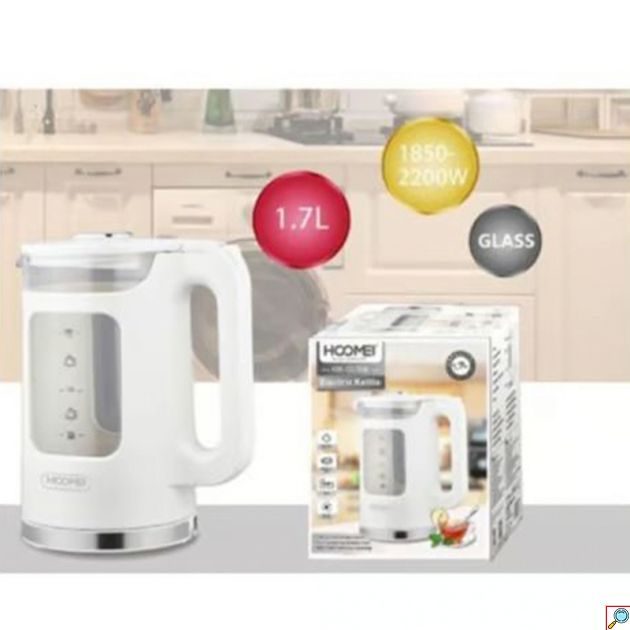 Βραστήρας Hoomei Ισχύος 2200W με Χωρητικότητα 1.7lt. – Λευκός