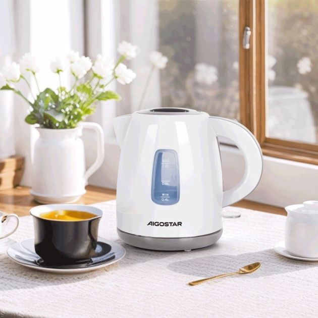 Ηλεκτρικός Βραστήρας 1.2L 2200W – Γρήγορος Βρασμός Νερού - Κομψός Σχεδιασμός, Ένδειξη Στάθμης, Ιδανικός για Κουζίνα & Γραφείο