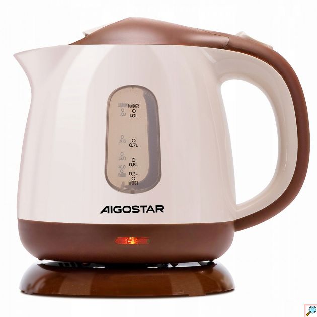 Ηλεκτρικός Βραστήρας – 1L, 1100W, Περιστρεφόμενη Βάση 360° για Compact Χώρους