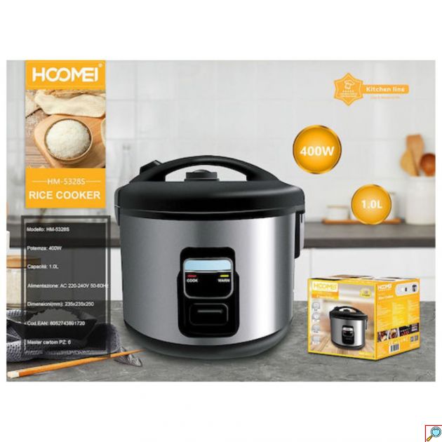 Βραστήρας Ρυζιού Χωρητικότητας 1L 400W - Hoomei