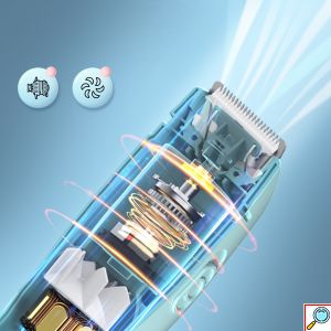 Βρεφική Ασύρματη Επαναφορτιζόμενη USB Κουρευτική Μηχανή με Αθόρυβη Λειτουργία για Μωρά & Ευαίσθητες Επιδερμίδες