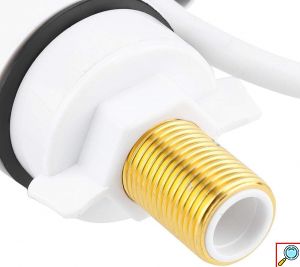 Ηλεκτρικός Ταχυθερμαντήρας 3300W - Περιστρεφόμενη Βρύση με Οθόνη LED - Λευκό Μαύρο