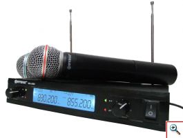 Ψηφιακή Studio Quality Επαγγελματική Συσκευή για Karaoke UHF με Δύο Ασύρματα Μικρόφωνα WG-2009 DIGITAL