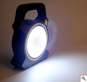 Ηλιακός LED Φορητός Προβολέας Εργασίας & Powerbank - COB Working Light