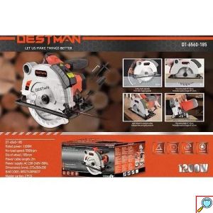 DESTMAN Ηλεκτρικό Δισκοπρίονο 1200W με Σύστημα Αναρρόφησης