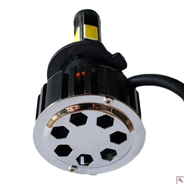 Εμπρόσθια Φώτα Αυτοκινήτου 6400LM (2x3200) H3 LED FULL CANBUS - 72W (2x36W) 6000K - Λαμπτήρες 2τμχ