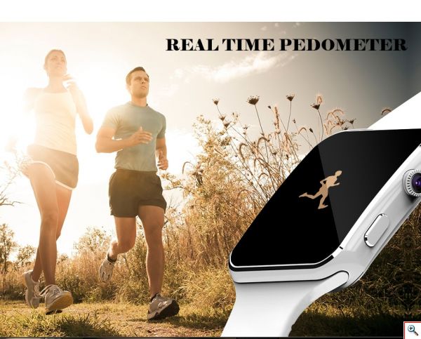 Smart Watch X6 με Κάμερα, Bluetooth και Υποστήριξη Κάρτας SIM - Sport Passometer Smartwatch with Camera 