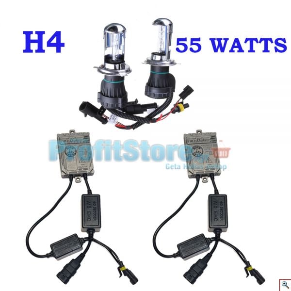 Φώτα XENON Η4-3 FULL Can Bus 55W 8 - Πλήρες Kit ΧΕΝΟΝ H.I.D. 6000K