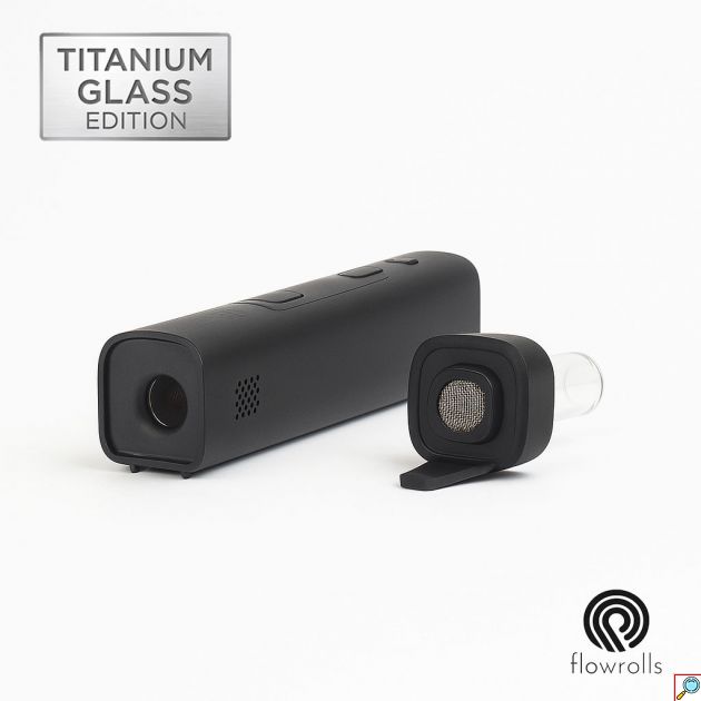 XMax V3 Pro Titanium Glass Edition – Αναβαθμισμένος Ατμοποιητής Ξηρών Βοτάνων με Θάλαμο Τιτανίου & Γυάλινο Επιστόμιο