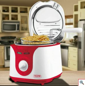 Hoomei® Φριτέζα 1200-1450W με Χωρητικότητα 2L - Αφαιρούμενο Μπόλ με Αντικολλητική Επίστρωση & Ρύθμιση Θερμοκρασίας HM-5330