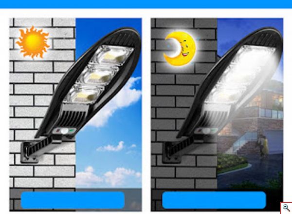 ARRANGO® Επιτοίχιος Αδιάβροχος Ηλιακός LED Προβολέας - Φωτιστικό Δρόμου 40W με Αισθητήρα Κίνησης & Τηλεχειριστήριο
