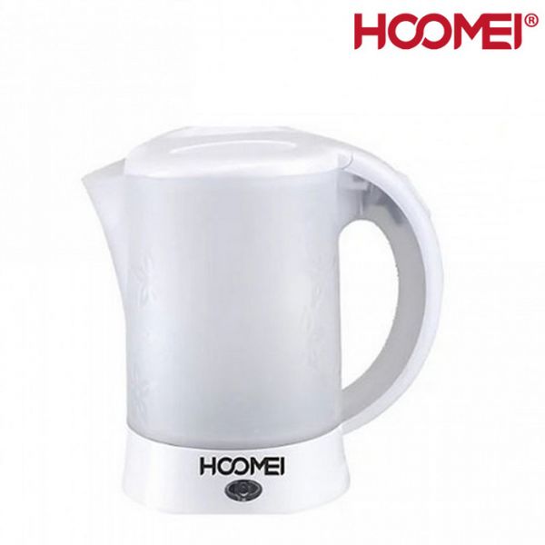 Hoomei® Ηλεκτρικός Βραστήρας Νερού 600ml 650W με Περιστρεφόμενη Βάση HM-5506 - Λευκός